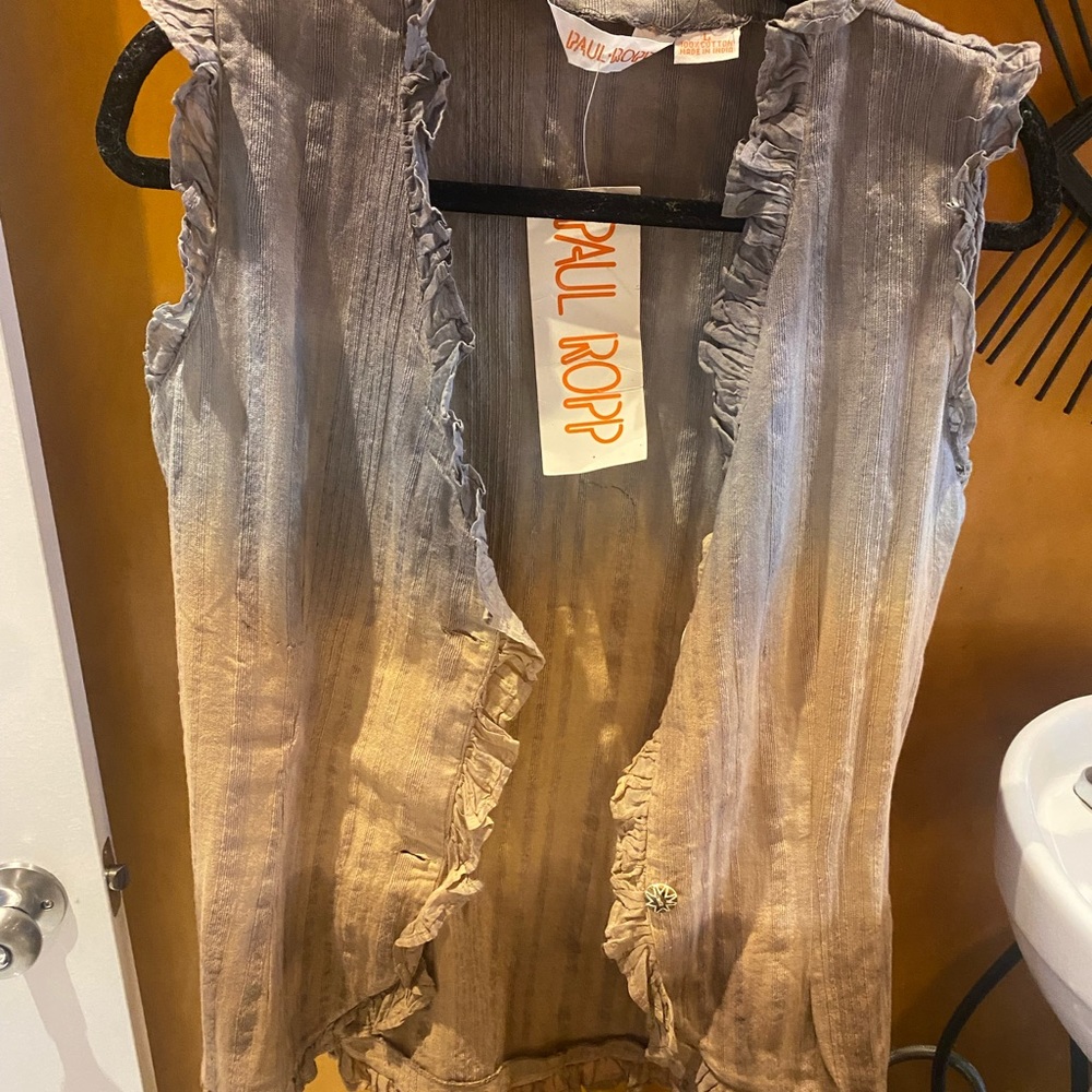 ombre button down